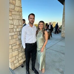 Show me your mumu green bridesmaids dress